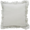 Ellora Casa by India's Heritage Belgian Shams in Grey
