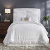 Ellora Casa by India's Heritage Belgian Shams in White