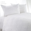 Ellora Casa by India's Heritage Fraying Euro Shams in White