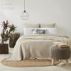 Ellora Casa by India's Heritage Vienna Waffle Euro Shams Natural