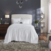Ellora Casa by India's Heritage Chelsea Euro Shams in White 