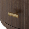Villa & House - Aaron 2-Drawer End Table in Warm Chocolate
