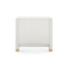 Villa & House - Camden 3-Drawer Side Table in Sand White