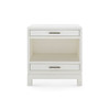 Villa & House - Florence 2-Drawer End Table in Sand White
