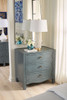 Villa & House - Sara 3-Drawer End Table in Foggy Horizon