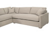 Essentials For Living - Clara 112" Slim Arm Sleeper Queen LF Sectional