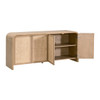 Essentials For Living - Cannes Media Sideboard, Natural Oak