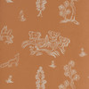 Wychwood in Melon Orange, Wallcovering by Kravet Couture