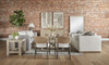 Essentials For Living - Juxtaposition Accent Chair in LiveSmart Peyton Pearl, Matte Brown Oak, Jute Twine