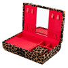 WOLF - Savanna Leopard Print Medium Jewelry Box
