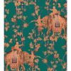 Elefantes in Verde Esmeralda, Wallcovering by Gaston Y Daniela