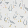 Laridae in Natural, Multipurpose Fabric by Clarke & Clarke