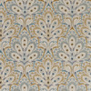Persia in Teal/spice, Multipurpose Fabric by Clarke & Clarke