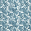 Acanthus Jacquard in Denim, Upholstery Fabric by Clarke & Clarke