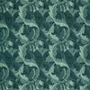 Acanthus Jacquard in Teal, Upholstery Fabric by Clarke & Clarke