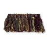 Ribbon Loop Fringe in Aubergine, Trim Fabric by Kravet Couture