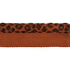 Cheetah Cord in Copper, Trim Fabric by Kravet Design