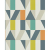 Nuevo Wp in Citrus/paprika/forest, Wallcovering by Scion