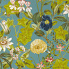 Passiflora in Chambray Wp, Wallcovering by Clarke & Clarke