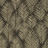 Folius in Charcoal Gilver Wp, Wallcovering by Clarke & Clarke