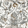 Bosque Dreams in Bronze Wp, Wallcovering by Clarke & Clarke