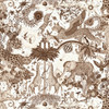 Paradise Lost in Sepia Wp, Wallcovering by Clarke & Clarke