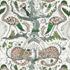 Wonder World in Emerald Wp, Wallcovering by Clarke & Clarke
