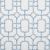 Bambu Fret in Ciel, Wallcovering by Kravet Couture