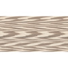 Flamed Zig Zag Wp in 10342, Wallcovering by Kravet Couture