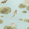 Lotus Pond Wp in Freshwater, Wallcovering by Kravet Couture