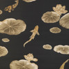 Lotus Pond Wp in Noir, Wallcovering by Kravet Couture