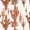 Cacti Land Wp in Clay, Wallcovering by Kravet Couture