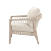 Essentials For Living - Pacific Outdoor Club Chair in White Speckle Flat Rope