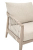 Essentials For Living - Pacific Outdoor Club Chair in White Speckle Flat Rope