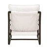 Essentials For Living - Hamlin Club Chair in LiveSmart Boucle Snow, Matte Brown Oak