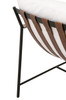 Essentials For Living - Brando Club Chair in LiveSmart Peyton Pearl, Chestnut Top Grain Leather