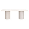 Essentials For Living - Roma Dining Table in White Wash Pine