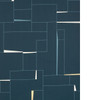 Counterculture in Indigo, Wallcovering by Kravet Couture