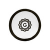 Egoist Border Monogram Bath Rug by Graccioza