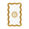 Egoist Border Monogram Bath Rug by Graccioza