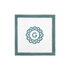 Egoist Border Monogram Bath Rug by Graccioza