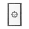Egoist Border Monogram Bath Rug by Graccioza