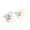 Go Home Ltd - Spindle Candlesticks Pair