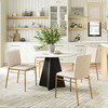 Zuo Modern Nordvest Dining Chair Beige & Gold