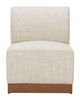 Zuo Modern Christy Armless Chair Beige