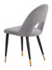 Zuo Modern Menlo Dining Chair (Set of 2) Gray
