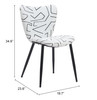 Zuo Modern Prestige Dining Chair (Set of 2) White