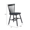 Zuo Modern Tyce Dining Chair (Set of 2) Black