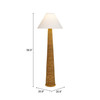 Zuo Modern Palmia Solar Floor Lamp Natural