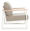 Zuo Modern Welt Armchair Taupe & White
